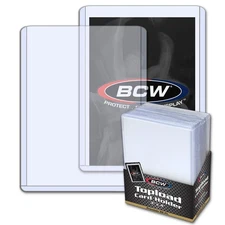 BCW Premium 3×4 Topload Card Holder – Rigid PVC – 25 Count Pack