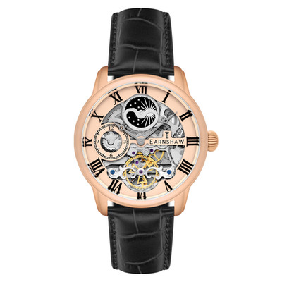 Thomas Earnshaw Heritage Longitude Stainless Steel 44mm Automatic Wristwatch ES-