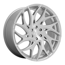 Blem Wheel - Dub S260 G.o.a.t. Rim 22x9 5x127 Offset 35 Silver Brushed Face Blem Wheel - Dub S260 G.o.a.t. Rim 22x9 5x127 Offset 35 Silver Brushed Face