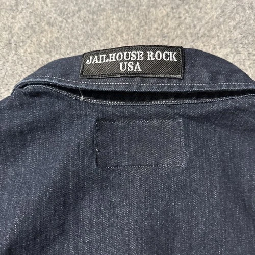 Duluth Trading Co 40 Grit Mens XL Elvis Jailhouse Rock 6240 Denim Chore Jacket image 6