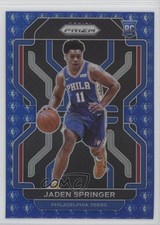 2021-22 Panini Prizm NBA 75th Anniversary Prizm Jaden Springer #317 10nl