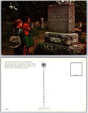 Old Matt And Aunt Mollie Monument Branson MO Postcard