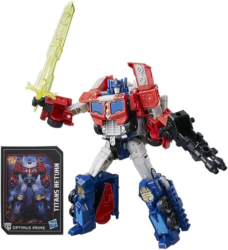 Voyager Optimus Prime and Diac | Transformers Generations Titans Return Hasbro - Picture 5 of 11