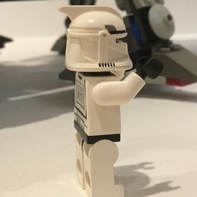 LEGO Star Wars 4482 AT-TE Walker 2003 Used, ONLY 1 Mini figure, w/ Speeder Bike