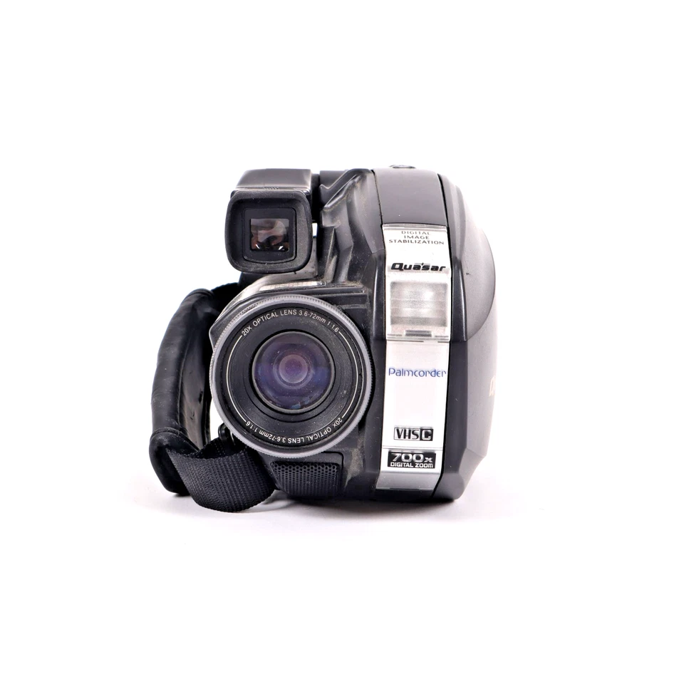 Quasar VM-D52 VHS-C Palmcorder 700x Zoom w/ Battery/Charger - 401 - Image 4 of 4