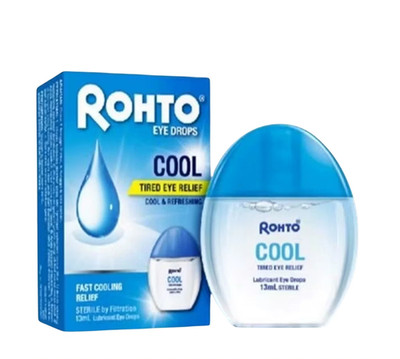 Rohto Cool Eye Drops 13ml Fast Relief for Tired & Dry Eyes