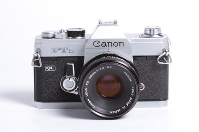 Canon FTb QL Gehäuse Body Chrom analoge SLR Kamera 35mm Film Camera