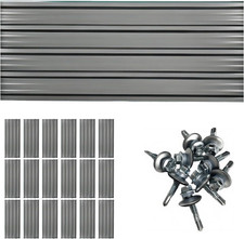 Galvanized Steel Roof Panels 18 Pcs Metal Roof Panels, Corrugated Panels Metal C