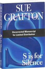 Sue Grafton - S IS FOR SILENCE - uncorrected proof copy - near fine