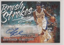 2018-19 Panini Court Kings Brush Strokes Ruby 38/99 Quentin Richardson Auto 0l2o