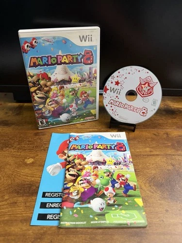 Mario Party 8 (Nintendo Wii, 2007) CIB Complete W/Manual Tested & Working