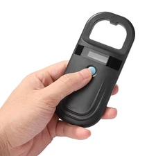 Rechargeable Animal Chip Scanner Handheld Reader OLED Display Screen ZZBC