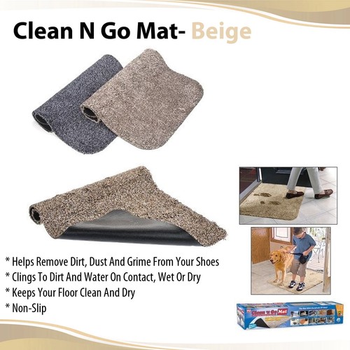 Clean N Go Mat - Beige - 30"x 20" - Afbeelding 4 van 4