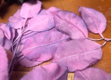 vintage tri leaves silk hand wrapped 1940s made in Japan