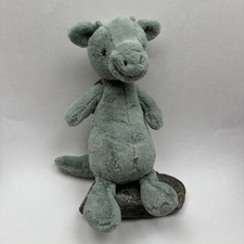 Jellycat Medium Bashful Dragon Sage Green Plush 12 inch