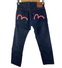 EVISU 2000 Denim Jeans Pants Cotton Blue W28 Inseam 29.5in Kamome