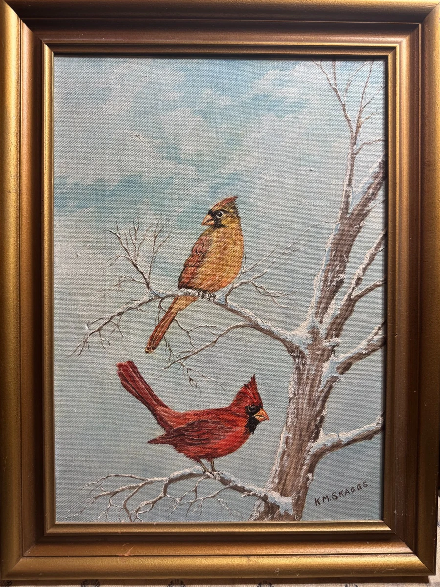 油画表现主义鸟类艺术绘画| eBay