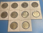 Lot of 10 Morgan Silver Dollars Mix Of Mint Marks P S O No Doubles Most BU See