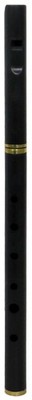 Tony Dixon PRO HIGH D WHISTLE, black plastic with brass slide. From Hobgoblin