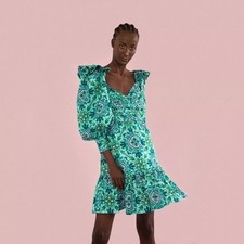 Atelier 17.56 Chiara Print Boho Dress, Size Small, 515 NWT, 673