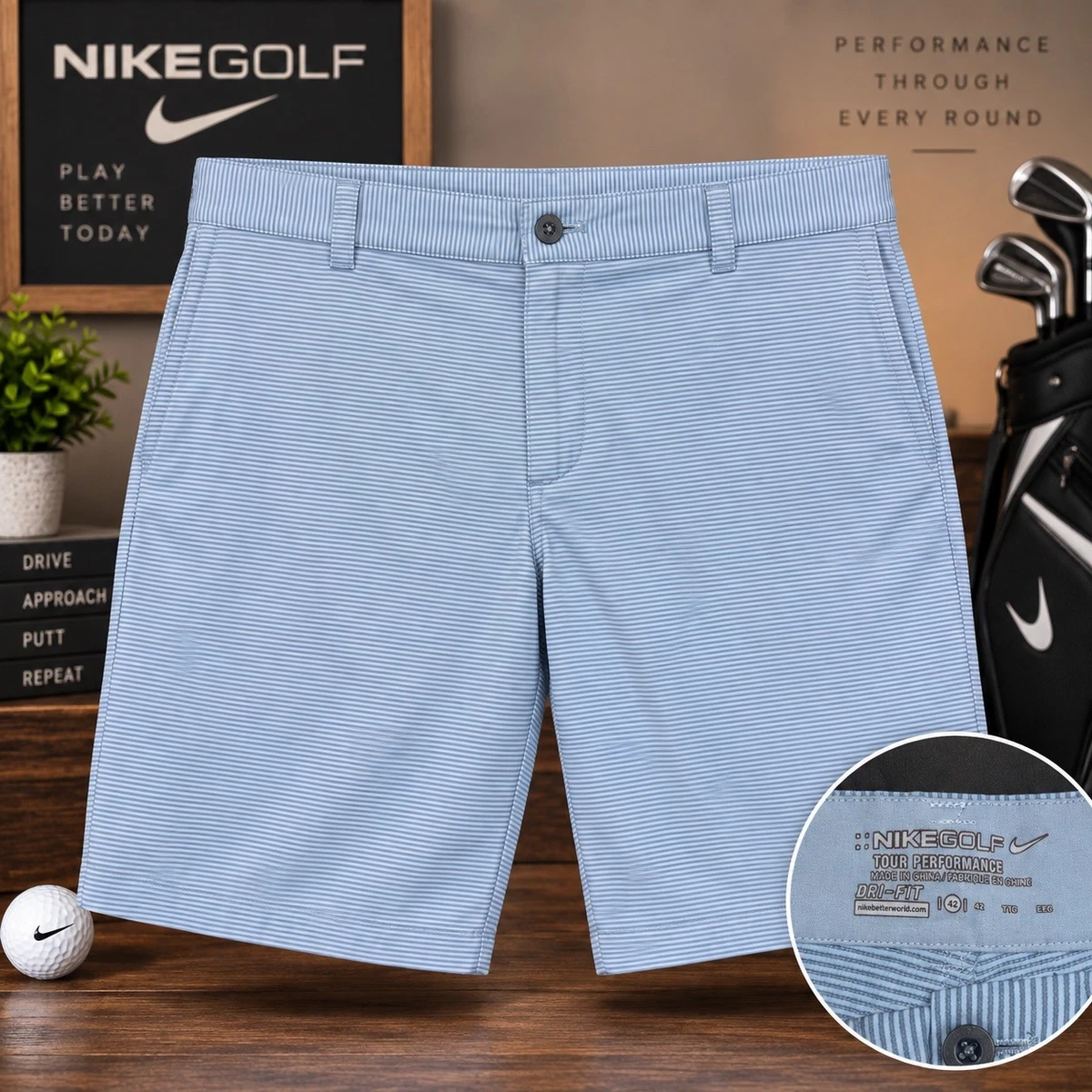 Nike Cotton Striped Shorts for Men for sale | eBay