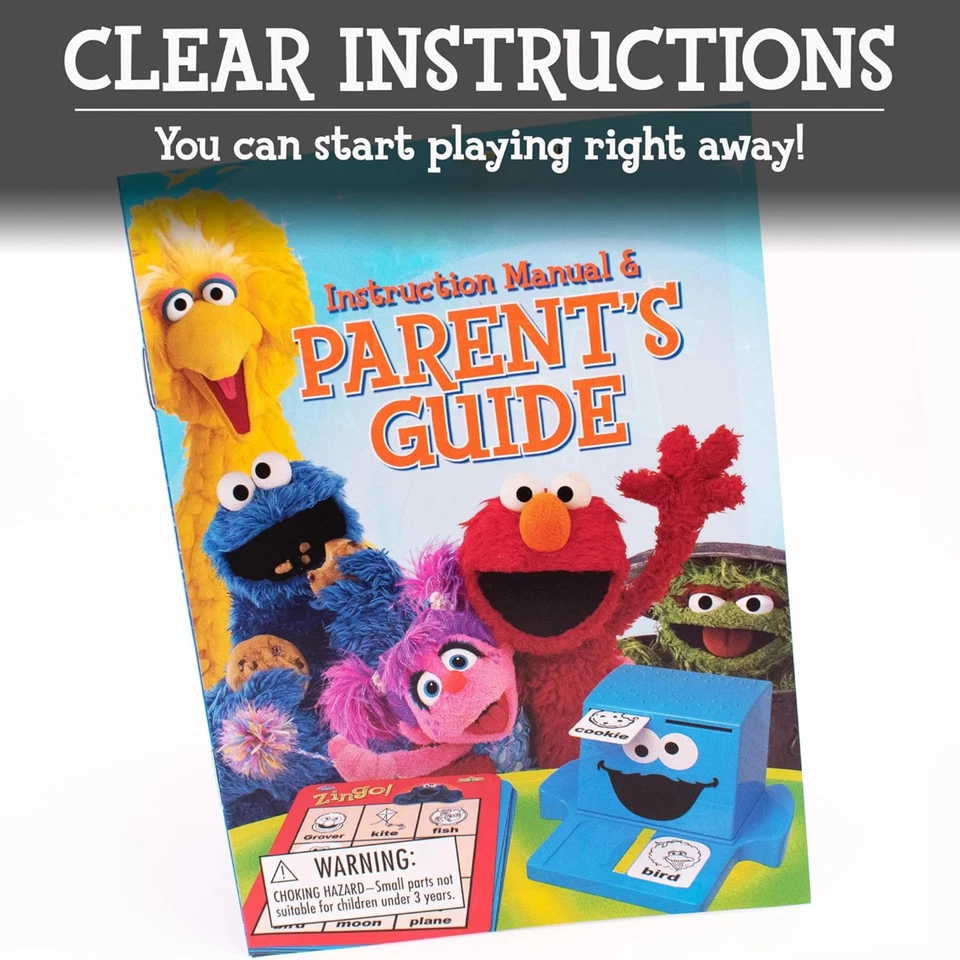 ThinkFun Zingo Bingo Calle Sésamo Edades 4+ Juego de Aprendizaje Preescolar Caja Nueva Foto 3 de 4