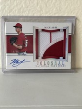 2024 Panini National Treasures Colossal Material Autographs Mick Abel /25 RPA 🔥