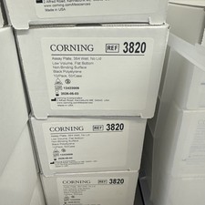 (30) CORNING Black PS 384-Well Low Volume NBS Assay Plates Flat Bttm 3820