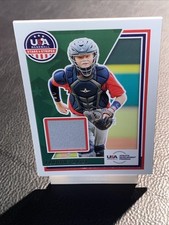 2022 Panini USA Baseball Stars & Stripes Materials Landon Carter #USAM-LC