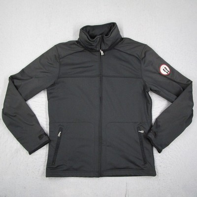 Bogner Mens Full Zip Jacket Gray Textured Performance Coat Size M 1850-163
