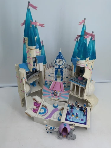Vintage 1996 Polly Pocket Cinderella Star Castle Trendmasters With 16 Figures 