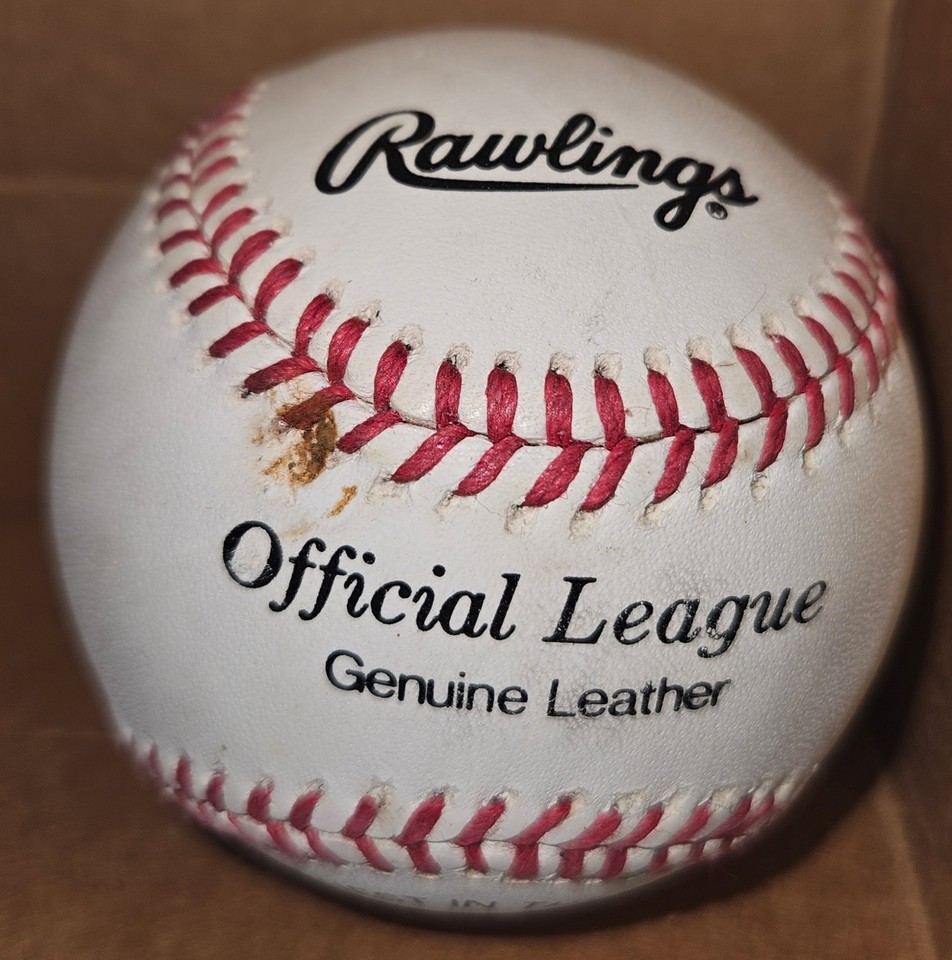 Balle De Baseball Officielle NCAA Rawlings - Couture Plate, Cuir, Neuve