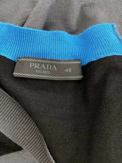 PRADA/Lightweight Cardigan/Size 46/Wool/Black/UMC143 thumbnail 3