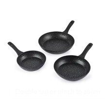 Salter Megastone 3-Piece Frying Pan Set