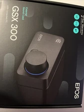 Epos GSX 300 External Computer Sound Card SNOW EDITION *NEW NOT SEALED*