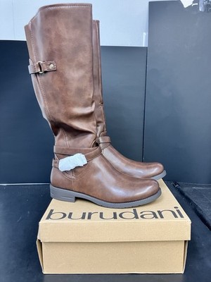 Baretraps Boots Womens Size 9 Carmella Unique Full Zip Brown NWB (dk122)