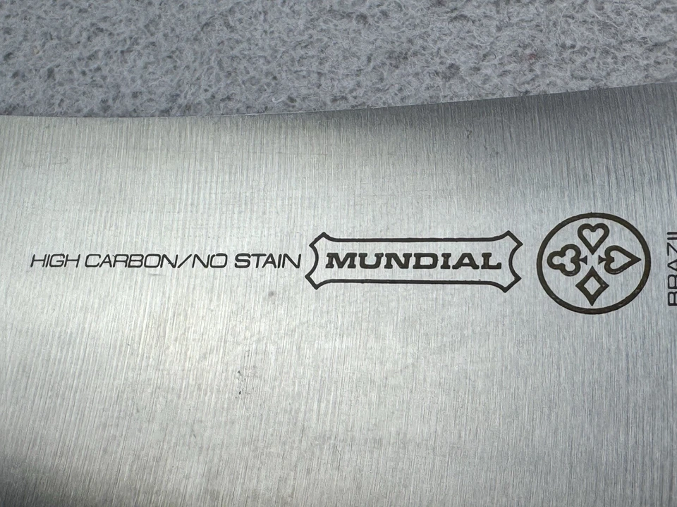 Cuchilla Mundial Hoja de Acero Alto Carbono Mango de Madera 2150-6 Brasil Foto 4 de 4