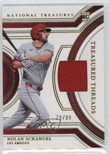2024 Panini National Treasures Treasured Threads /99 Nolan Schanuel #TT-NS 1co7