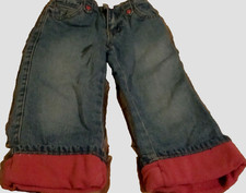 The Children's Place Girls Sz 24 Months Denim Jeans Baby Toddler Lined AA10