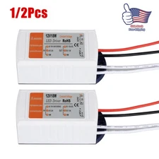LED Driver AC 120V/240V To DC 12V 18W Transformer Power Adapter Home Converter ^