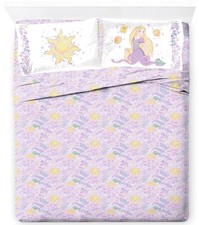 Kids Sheet Set with Fitted, Flat Sheets  Pillow Cover - Ultra-Soft Bedding w...