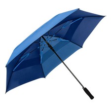 ShedRain Vortex 62 in Golf Umbrella - Navy/Ocean: Auto-Open, Solid