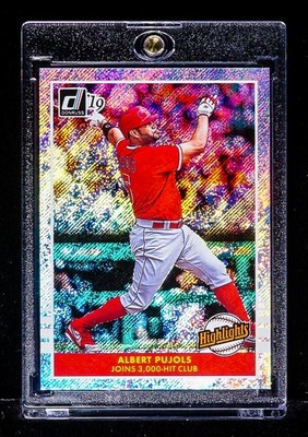 Albert Pujols RARE DIAMOND FOIL INVESTMENT CARD Los Angeles Angels SP HOF