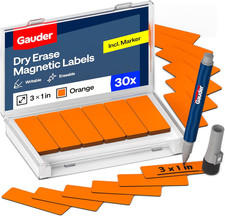 Magnetic Dry Erase Labels  30X Magnetic Labels 3 Inches X 1 Inch  Dry Erase