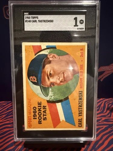 1960 Topps - Carl Yastrzemski #148 (RC) - SGC Graded - Looks Great!