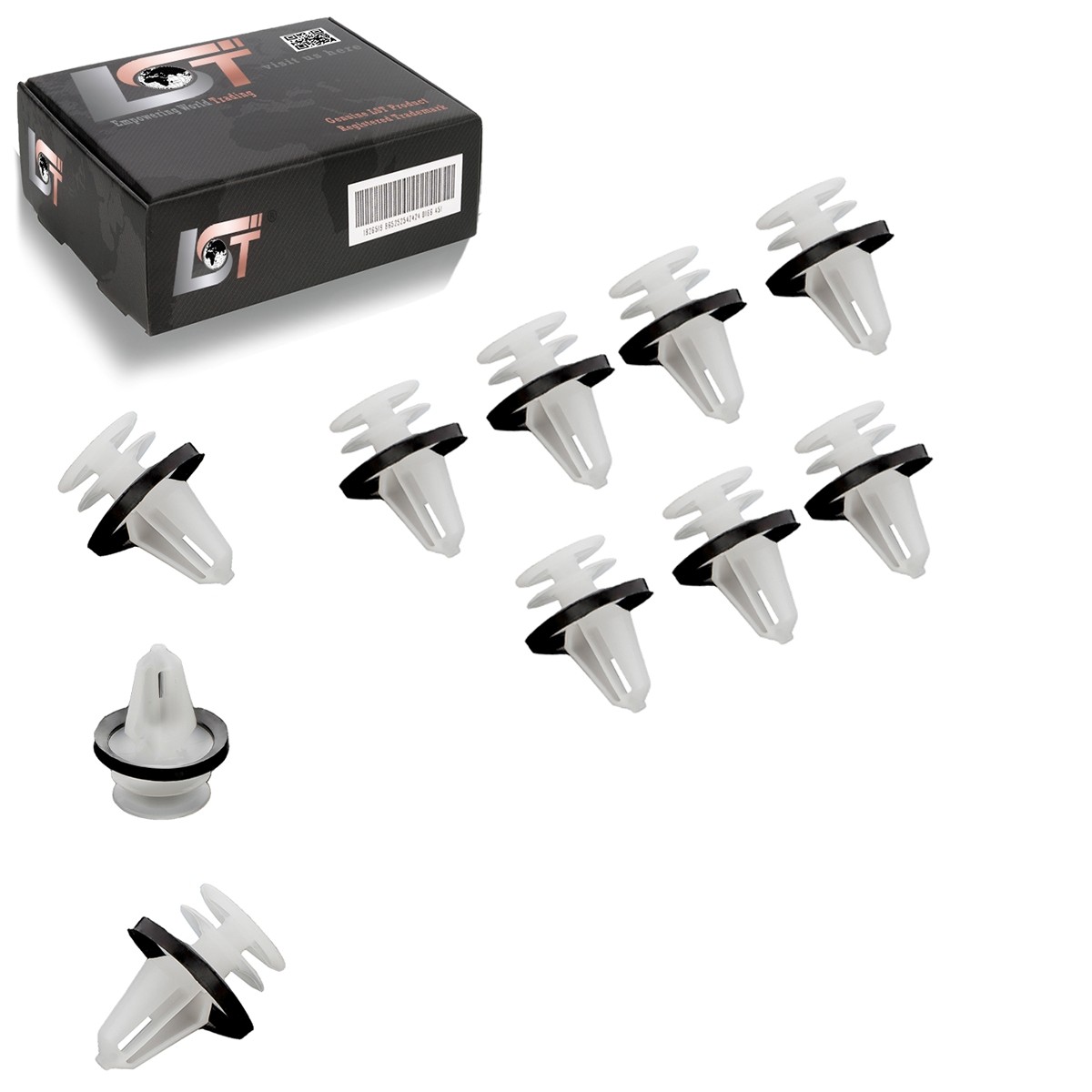 10X Sliding Door Trim Expansion Rivets For Ford Transit Connect Courier Custom