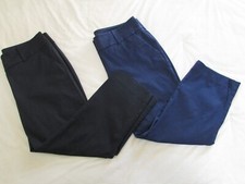 ANN TAYLOR Women's Sz 10 Curvy Capri CHOICE: Black/Navy Blue