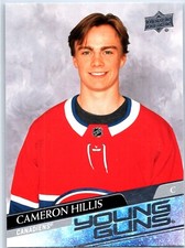 2020-21 Upper Deck Extended CAMERON HILLIS Young Guns #705 Canadiens