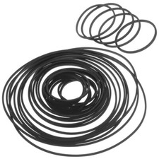 90PCS Cassette Rubber Belts Recorder Belts Cassette Tape Machine Belts Recorder