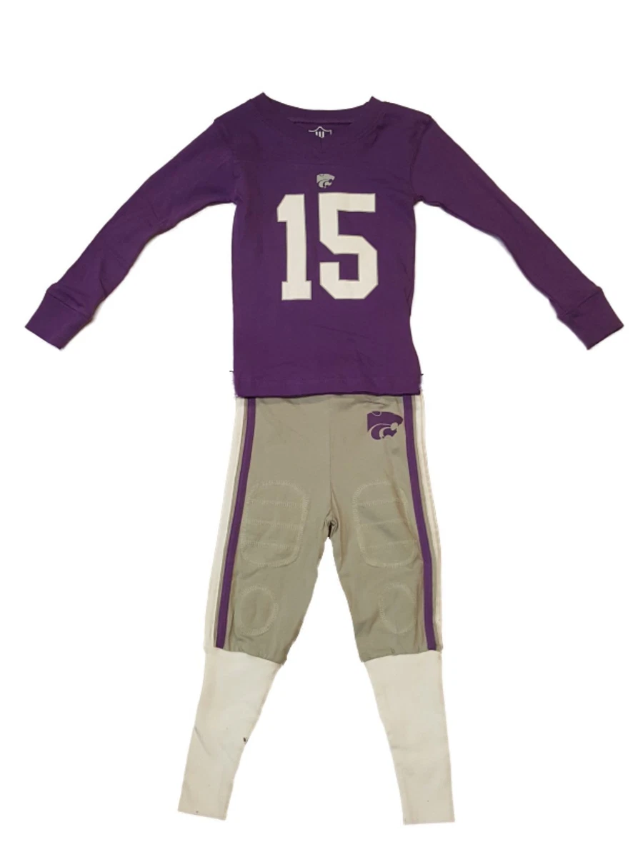 Kansas State Wildcats Long John Football Uniform Style Pajama